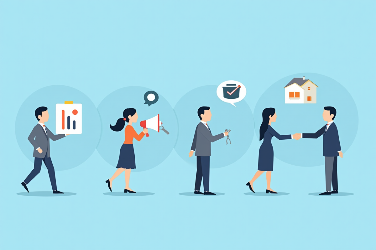 不動産売却の流れ(5ステップ)